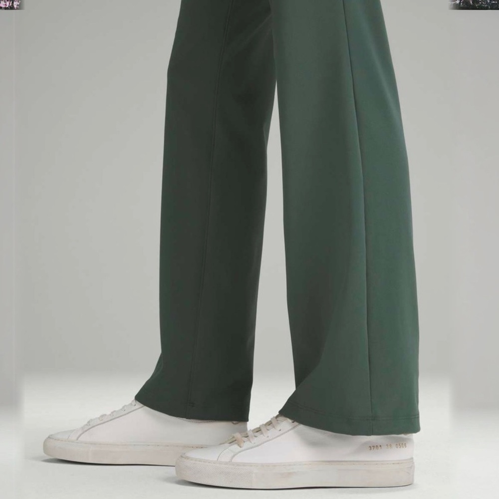 lululemon SOLD OUT Smooth Fit Pull-On Straight Leg Pants SZ 4 in Dark Forrest - Picture 4 of 5